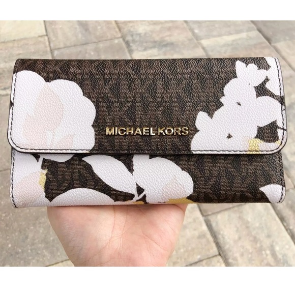 Michael Kors Hailee Satchel Bag Wallet set floral - Picture 6 of 8